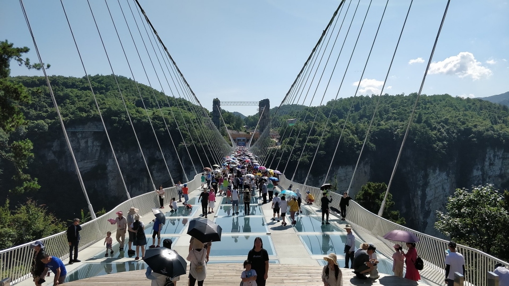 Pont de verre de Zhangjiajie