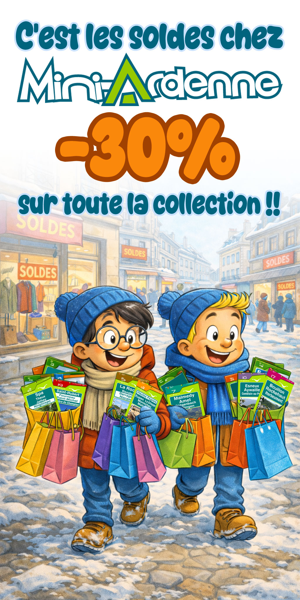 Soldes chez Mini-Ardenne : -30% sur toute la collection !!